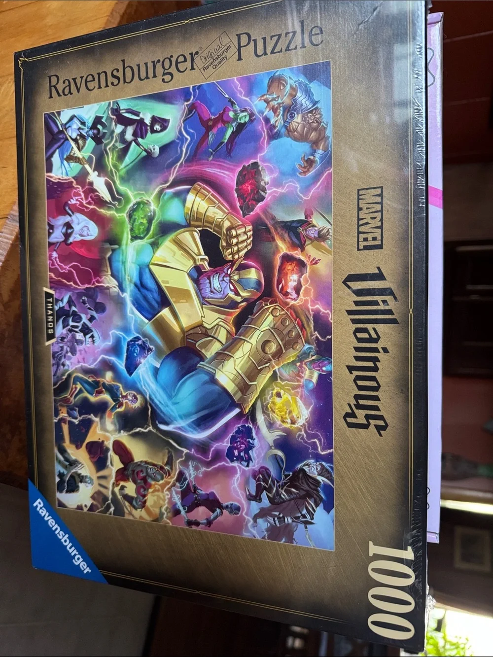Ravensburger Gold & Multicolor Marvel Villainous Thanos 1000-Piece Puzzle